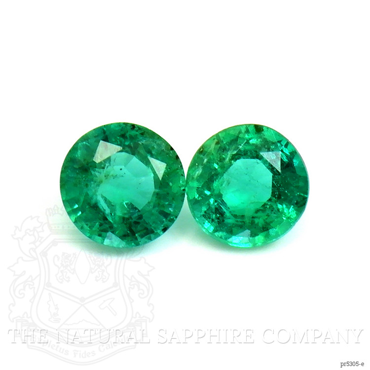 1.25 Ct.Tw. Emerald Pair from Zambia
