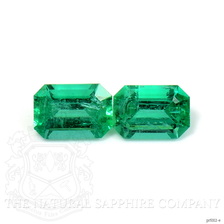 1.67 Ct.Tw. Emerald Pair from Zambia