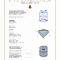 1.67&nbsp;Ct.Tw.Total Carat Weight Emerald Pair from Zambia 3 D Scan Report