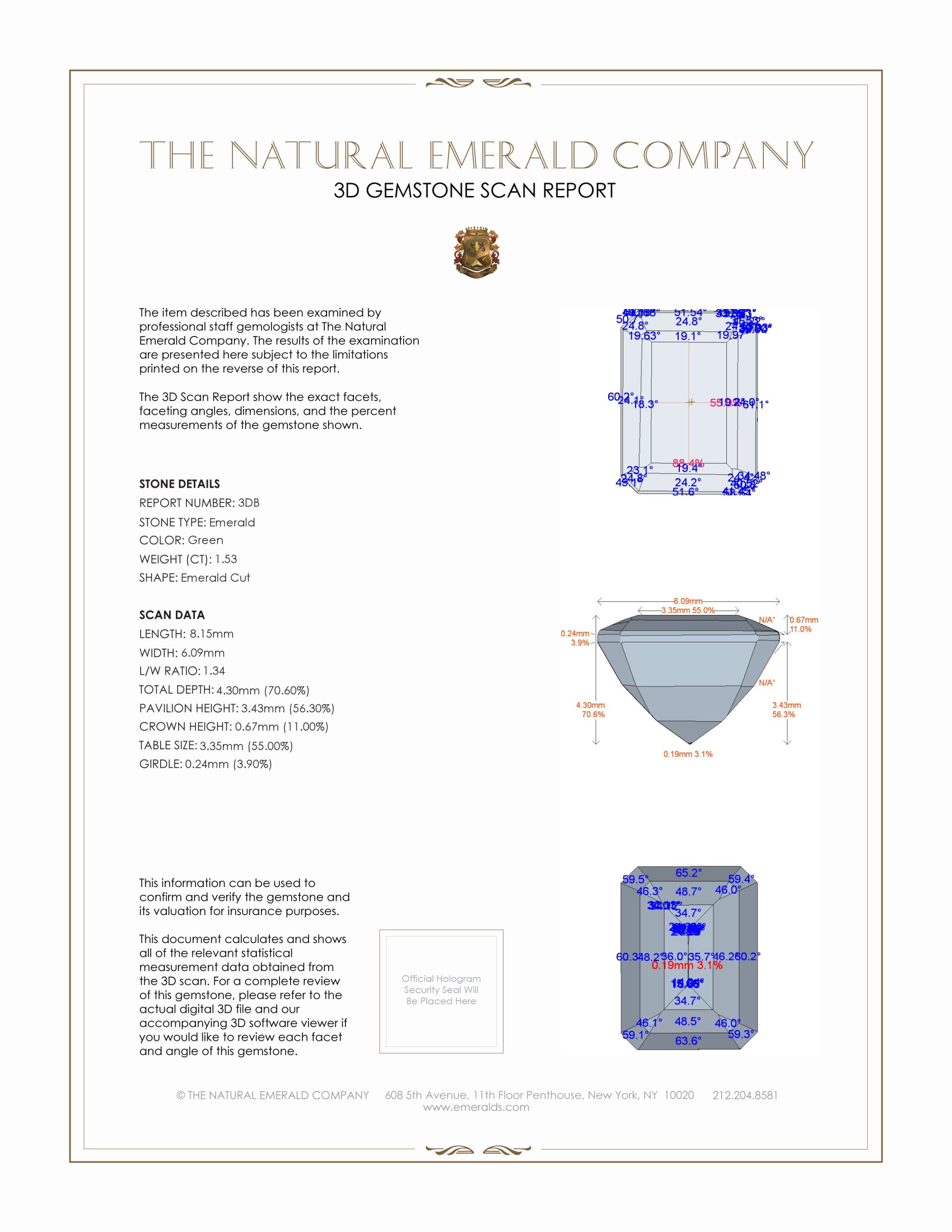 2.99 Ct.Tw. Emerald Pair from Zambia