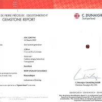 3.14 Ct.Tw.Total Carat Weight Ruby Pair from Mozambique Scan Report