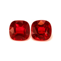 3.14 Ct.Tw.Total Carat Weight Ruby Pair from Mozambique Video