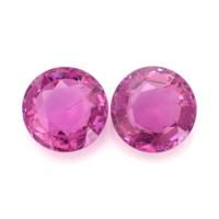 4.99 Ct.Tw.Total Carat Weight Pink Sapphire Pair from Madagascar Video