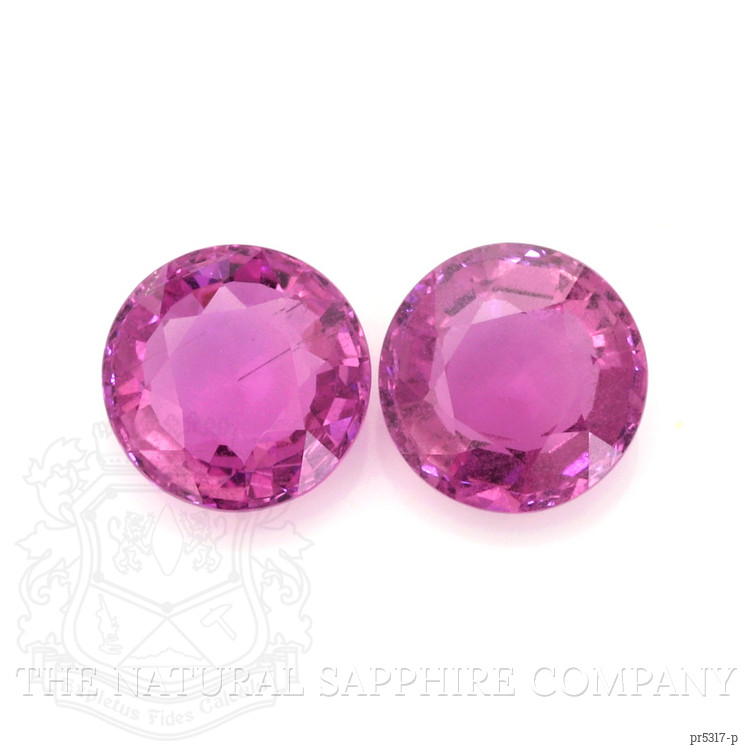 4.99 Ct.Tw. Pink Sapphire Pair from Madagascar