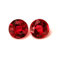 1.02 Ct.Tw.Total Carat Weight Ruby Pair from Mozambique Video