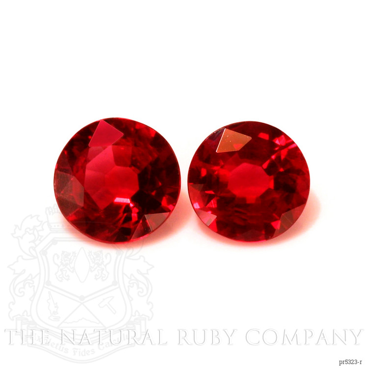 0.96 Ct.Tw. Ruby Pair from Mozambique