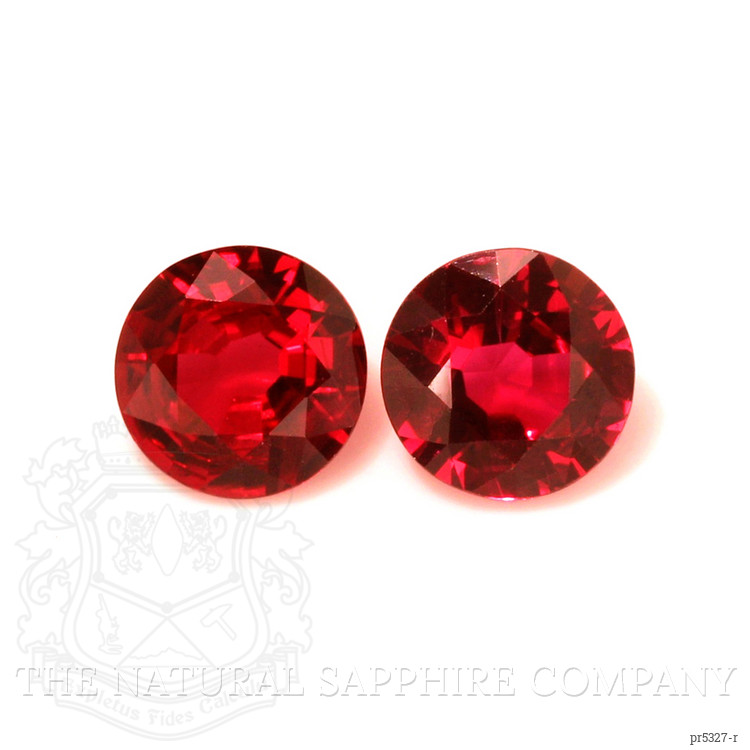 1.24 Ct.Tw. Ruby Pair from Mozambique
