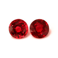 1.02 Ct.Tw.Total Carat Weight Ruby Pair from Mozambique Video