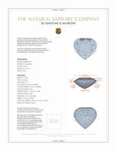 4.01&nbsp;Ct.Tw.Total Carat Weight Yellow Sapphire Pair from Ceylon (Sri Lanka) 3 D Scan Report