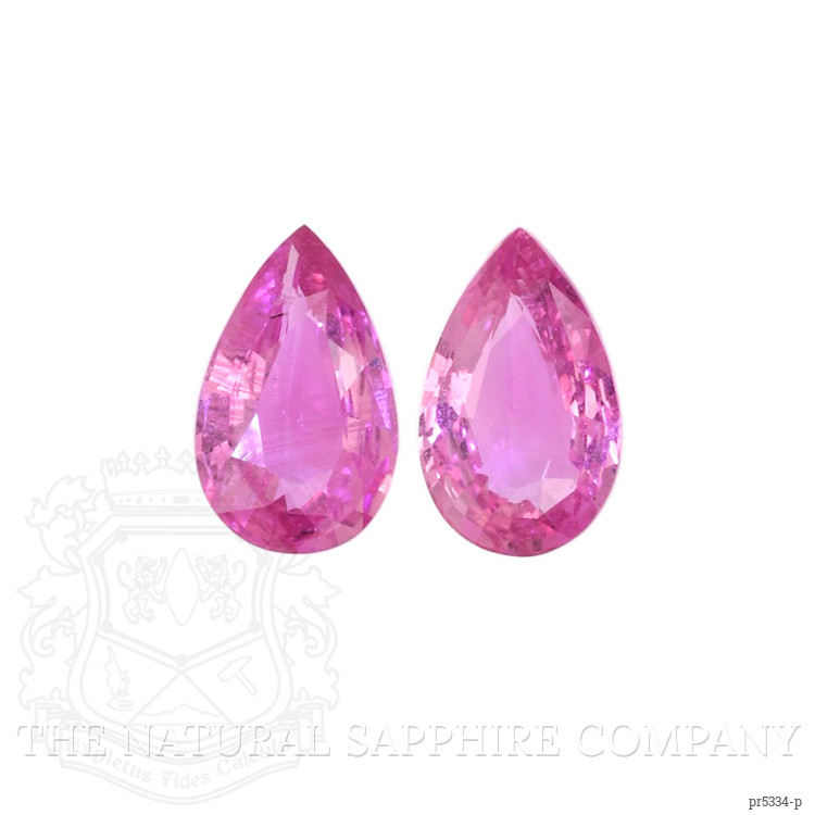 4.08 Ct.Tw. Pink Sapphire Pair from Ceylon (Sri Lanka)