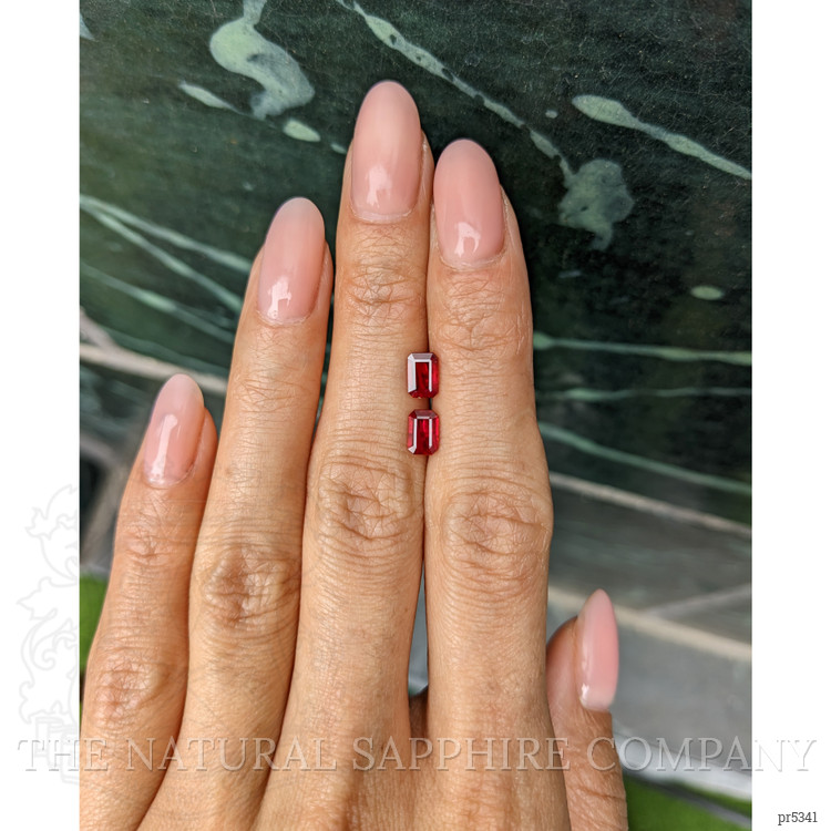1.54 Ct.Tw. Ruby Pair from Mozambique