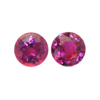 1.23 Ct.Tw.Total Carat Weight Ruby Pair from Mozambique Video