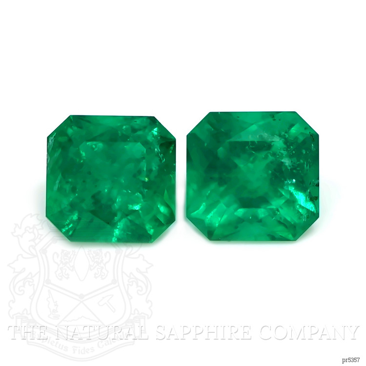 6.39 Ct.Tw. Emerald Pair from Brazil