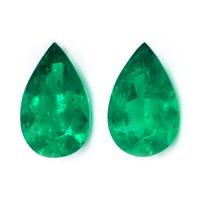 6.17 Ct.Tw.Total Carat Weight Emerald Pair from Colombia Video