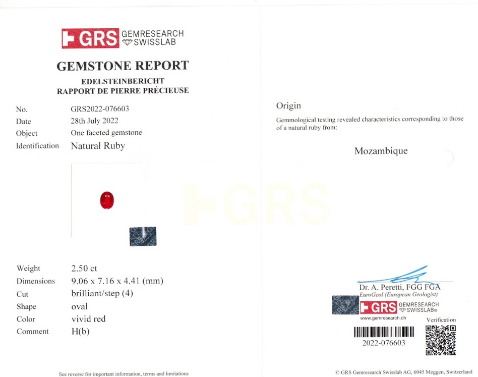 4.70 Ct.Tw. Ruby Pair from Mozambique