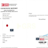 4.70 Ct.Tw.Total Carat Weight Ruby Pair from Mozambique Scan Report