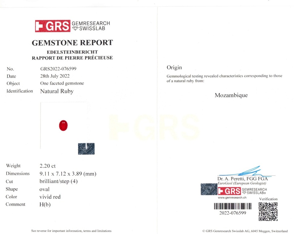 4.70 Ct.Tw. Ruby Pair from Mozambique