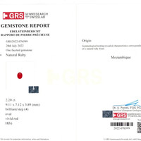 4.70 Ct.Tw.Total Carat Weight Ruby Pair from Mozambique Scan Report