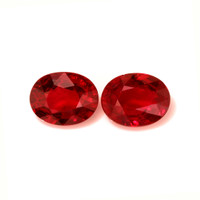4.70 Ct.Tw.Total Carat Weight Ruby Pair from Mozambique Video