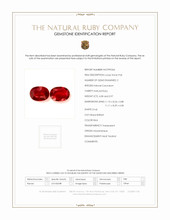 8.05 Ct.Tw.Total Carat Weight Ruby Pair from Mozambique Scan Report