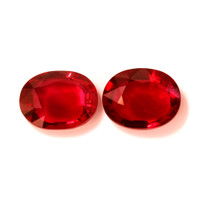 10.13 Ct.Tw.Total Carat Weight Ruby Pair from Mozambique Video