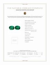 6.24 Ct.Tw.Total Carat Weight Emerald Pair from Zambia Scan Report
