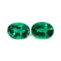 6.24 Ct.Tw.Total Carat Weight Emerald Pair from Zambia Video