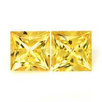 0.80&nbsp;Ct.Tw.Total Carat Weight Yellow Sapphire Pair from Ceylon (Sri Lanka) Video