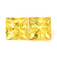 0.80&nbsp;Ct.Tw.Total Carat Weight Yellow Sapphire Pair from Ceylon (Sri Lanka) Video