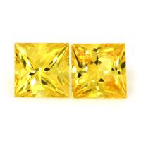 0.87&nbsp;Ct.Tw.Total Carat Weight Yellow Sapphire Pair from Ceylon (Sri Lanka) Video