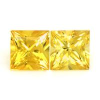 0.88&nbsp;Ct.Tw.Total Carat Weight Yellow Sapphire Pair from Ceylon (Sri Lanka) Video