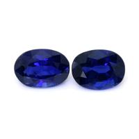 2.68&nbsp;Ct.Tw.Total Carat Weight Blue Sapphire Pair from Ceylon (Sri Lanka) Video
