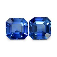 0.76&nbsp;Ct.Tw.Total Carat Weight Blue Sapphire Pair from Ceylon (Sri Lanka) Video