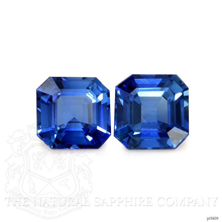 0.76 Ct.Tw. Blue Sapphire Pair from Ceylon (Sri Lanka)