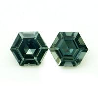 0.52&nbsp;Ct.Tw.Total Carat Weight Bluish Green Sapphire Pair from Ceylon (Sri Lanka) Video