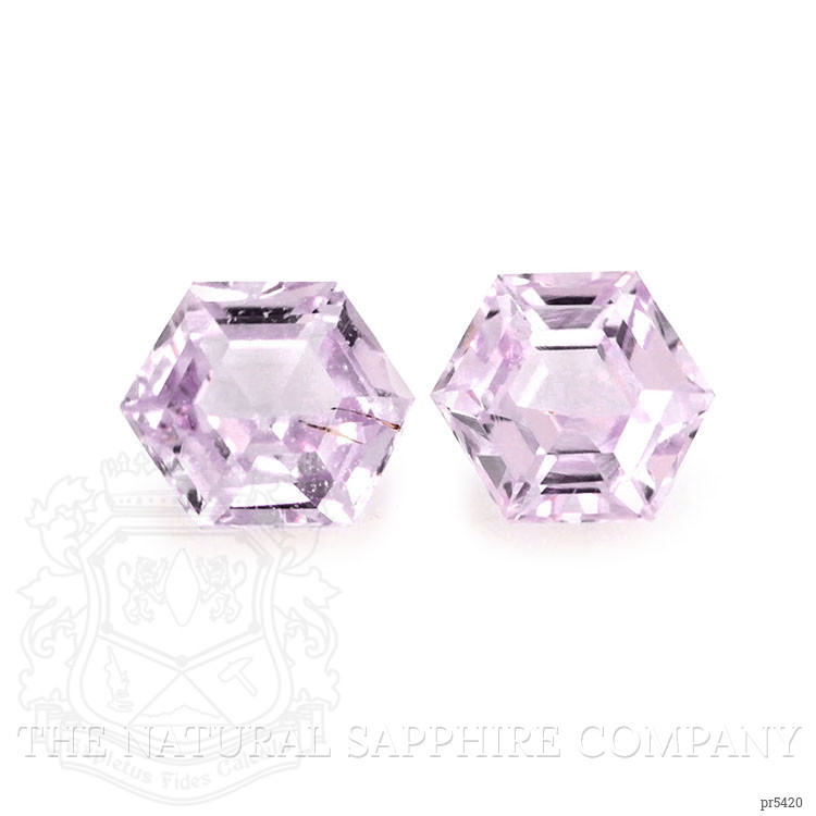 0.56 Ct.Tw. Pink Sapphire Pair from Ceylon (Sri Lanka)