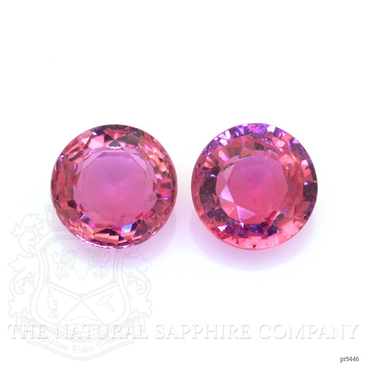 2.14 Ct.Tw. Pink Sapphire Pair from Ceylon (Sri Lanka)