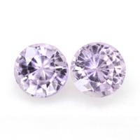 0.38&nbsp;Ct.Tw.Total Carat Weight Purple Sapphire Pair from Ceylon (Sri Lanka) Video