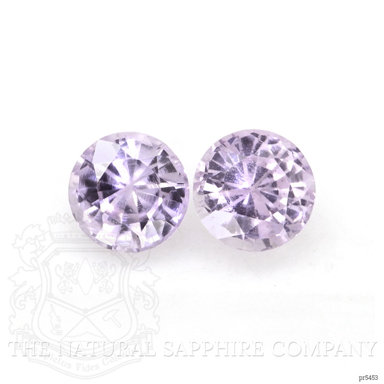 0.38 Ct.Tw. Purple Sapphire Pair from Ceylon (Sri Lanka)