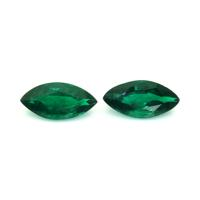 1.33 Ct.Tw.Total Carat Weight Emerald Pair from Zambia Video