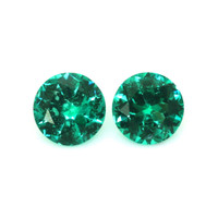 1.22 Ct.Tw.Total Carat Weight Emerald Pair from Zambia Video