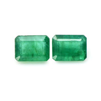 3.14 Ct.Tw.Total Carat Weight Emerald Pair from Brazil Video