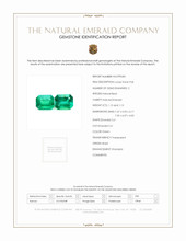 2.30 Ct.Tw.Total Carat Weight Emerald Pair from Brazil Scan Report