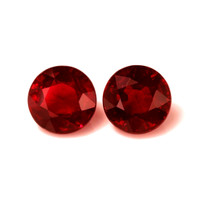 4.11 Ct.Tw.Total Carat Weight Ruby Pair from Mozambique Video