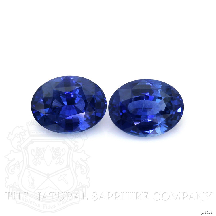 3.09 Ct.Tw. Blue Sapphire Pair from Ceylon (Sri Lanka)