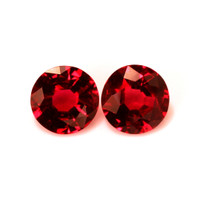 1.02 Ct.Tw.Total Carat Weight Ruby Pair from Mozambique Video