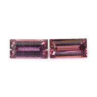 0.78&nbsp;Ct.Tw.Total Carat Weight Reddish Pink Sapphire Pair from Ceylon (Sri Lanka) Video