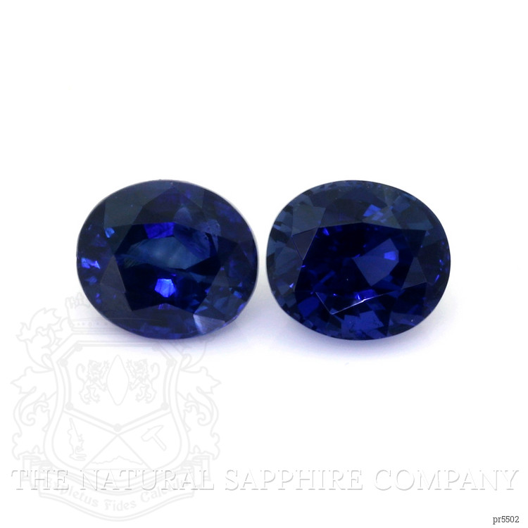 1.81 Ct.Tw. Blue Sapphire Pair from Ceylon (Sri Lanka)