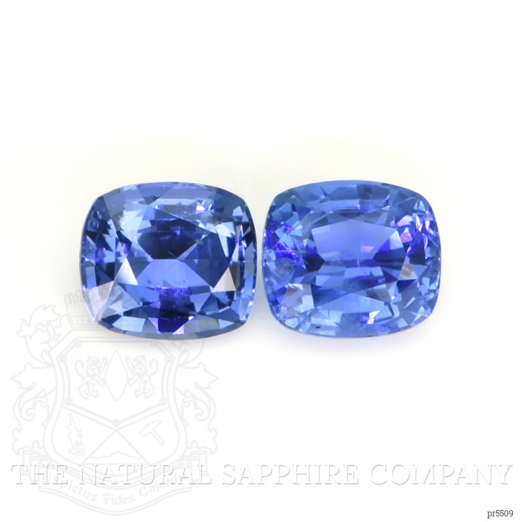 1.79 Ct.Tw. Blue Sapphire Pair from Ceylon (Sri Lanka)