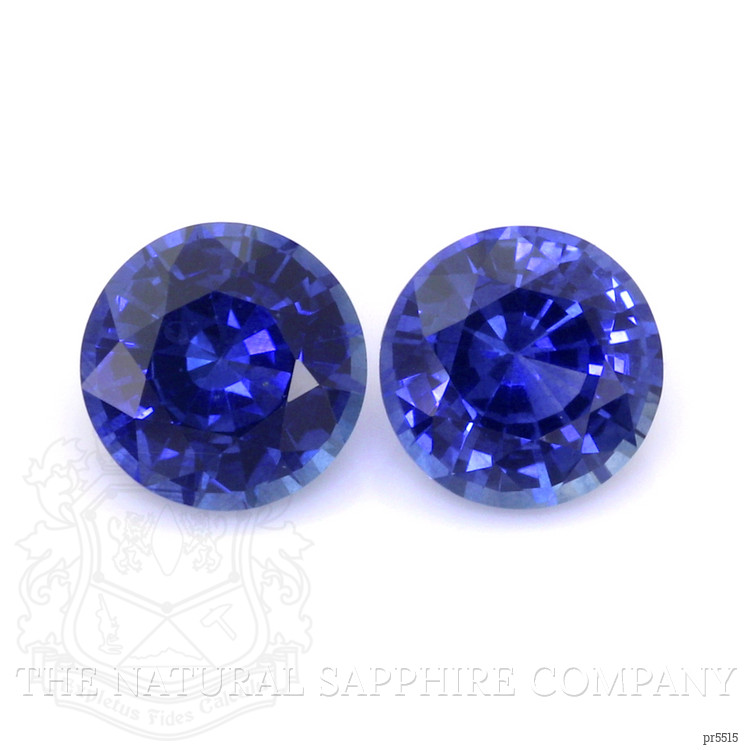 2.39 Ct.Tw. Blue Sapphire Pair from Ceylon (Sri Lanka)